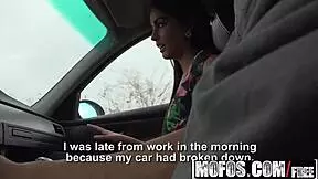 Stranded Teens Fuck Backseat?