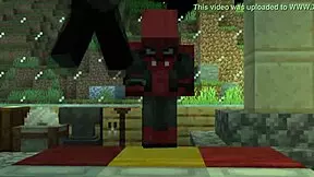 Spiderman bangs Mariano Rajoy super hard in wild Minecraft action