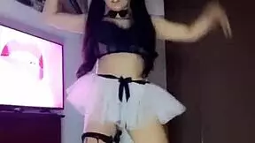 Sexy Playboy Bunny Exhibits Wet Pussy Outdoors