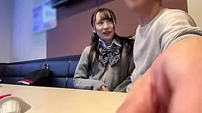 Rina 18 Can't Suppress Libido, Gets Raw Creampie In Uniform During Tests 😏