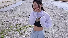 Look, stunning Japanese dancer with big boobs rides me hard