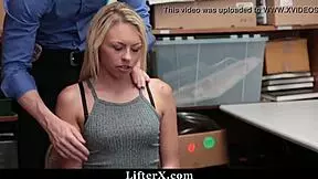 Step daddy fucks his friend after caught shoplifting