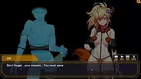 Robolife2 Nova Duty hentai game pornplay episode 2 anal drill sextoy makes android girl orgasm.