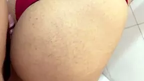 I pretend to bathe knowing my roommate is inside