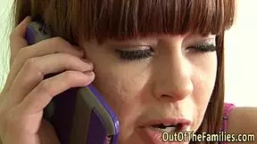 Redhead teen 18+ gets her face jizzed in amateur oral session