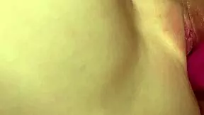 my monster dildos make me cum twice with my wet tight pussy