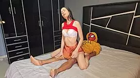 Natalia And Spider-Man Fuck In Rich Costumes?