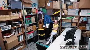 This male police stripper faced a tiny, swift suspect for the first time during a wild encounter.