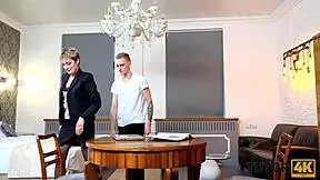 Seduced by Disciple, Mature Tutor Feels So Weak