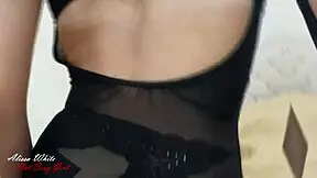 Russian Babe Helps Relax With Deepthroat Blowjob