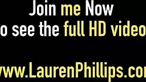 Hardcore babe lauren phillips gets a load of cum on her cunt