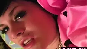 Andi passionately masturbates with dildo