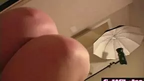 Andi passionately masturbates with dildo