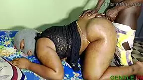 my maid surprises me with his massive black cock