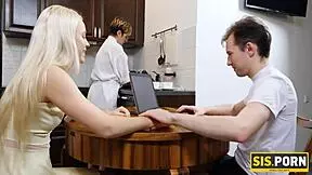 omg, i’m a blonde showing sucking skills and getting drilled by stepbro