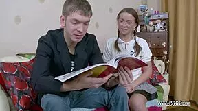 Man, this teacher fucks a student’s tight ass raw for better results!