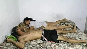 I sneak into my stepbrother’s room to play, end up fucked hard with semen on my face.