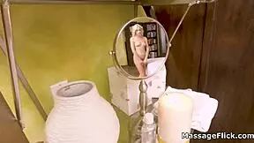 filming while i fuck this hot blonde during massage