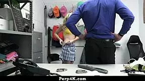 two slutty stepsisters figure out trouble escape in shop with burglar group perp4k