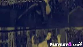 hot babe kalyn declue started posing totally naked after posing in lingerie