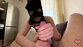 stepsister gives blowjob when ancestors are away