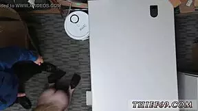 Blonde girl strips bare in bathroom while teen 18+s face double trouble chaos.