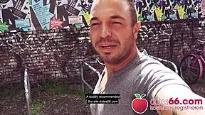 Hey, watch me screw this German teen slut in a bar publicly with Lena Nitro