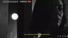 Couple's Intense Mirror Cowgirl Riding