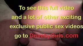 Young Blonde Cutie In Public Scene With Strangers