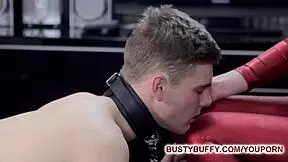 Is Busty Buffy Really Punishing That Boy By Milking His Cock?