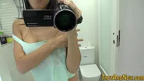 Newbie Teen 18+ Experiences First Creampie in POV