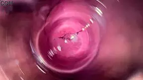 Feel the camera deep inside Mia's wet pussy during her massage?