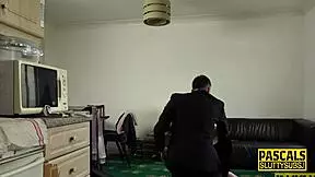 Small titted real teen 18+ager deep throats in bdsm bondage 😈