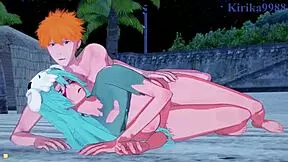 Nel Tu, Nelliel, Tier Harribel, Ichigo Kurosaki in Intense Bleach Hentai Sex