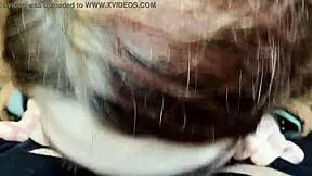 Babe swallows cum deep