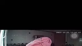 amateur spy catches teen blonde french girl in shower