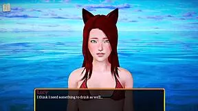 Teen with Big Ass in Family Game