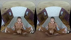 Adira Allure Wanks Wet Blonde Teen With Monster Cock!