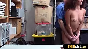 Sporty ebony sholifter teen 18+ chick gets rough fucked