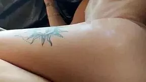 Interracial lovers in doggy style