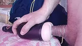 Ever Seen a Guy Pound a Rubber Pussy and Cum Inside with ASMR Moans POV?