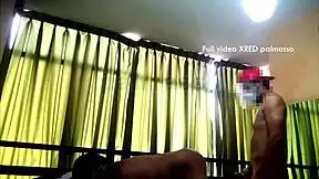 The hidden camera shows the man having sex with his friend's wife in exchange for paying the rent.