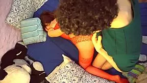 Lena moans loudly during intense sex session.