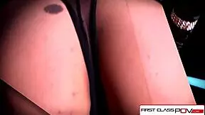 firstclasspov - jayden lee swallows monster cock down her throat