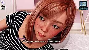 complete gameplay - sunshine love part 25 with anime slut getting cum in mouth