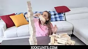 I'm playin with dem huge jenga blocks, alita lee