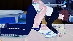 Saber and Rin Tohsaka and Shirou Emiya Intense Sex - Fate Stay Night Hentai