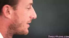 Cummy mouth teen 18+ager nail with monster cock titty fuck 😍