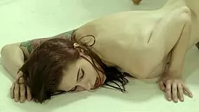 model gets eaten out by lesbian photographer in girl on girl oral