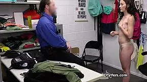 Horny Mall Cop Records Intense Fucking Of Juicy Pussy